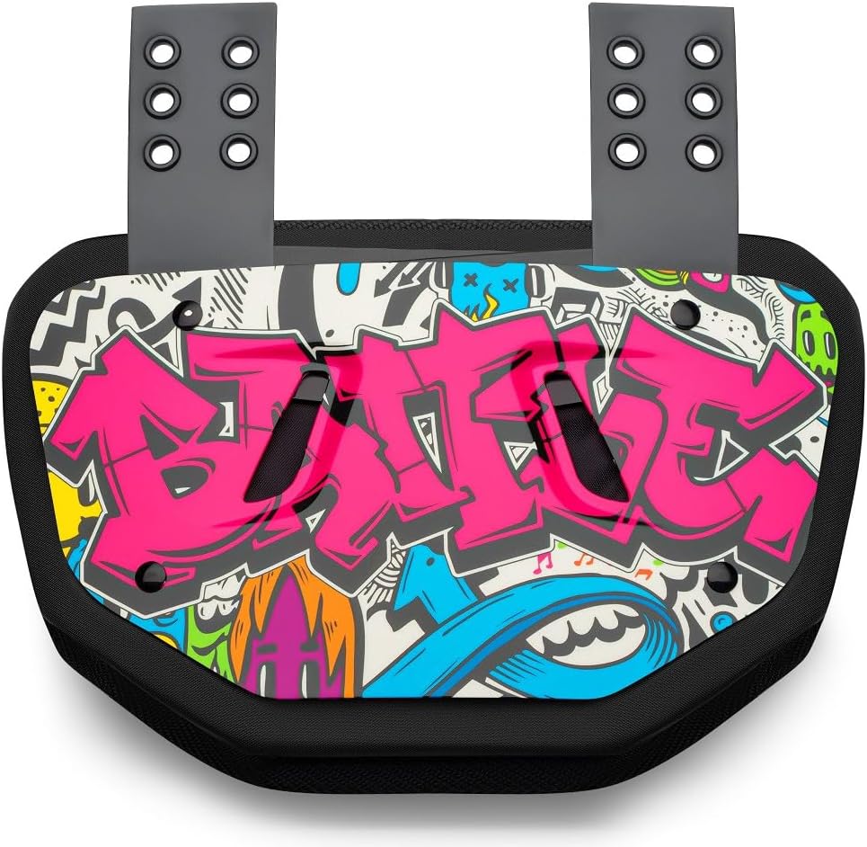 Battle Sports Novelty Football Back Plate for Maximum Protection