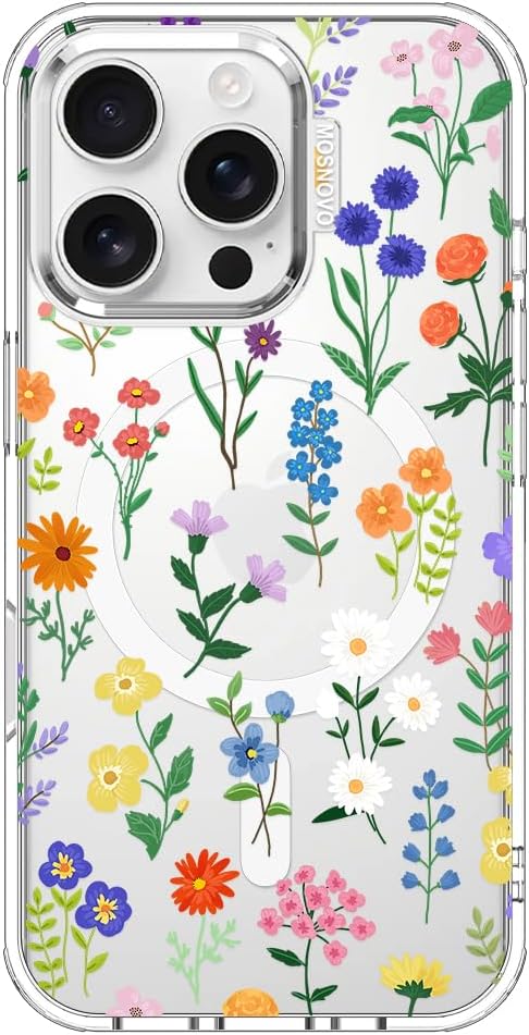 MOSNOVO iPhone 16 Pro Case with Military-Grade Drop Protection