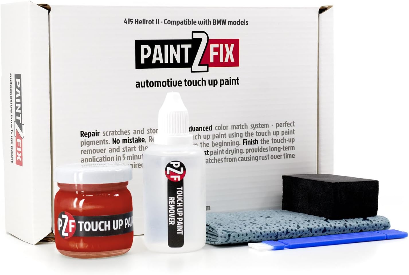415 Hellrot II Touch-Up Paint & Scratch Repair Kit for BMW