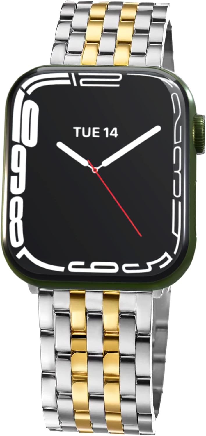 Dressy Seven-link Stainless Steel Band for Apple Watch