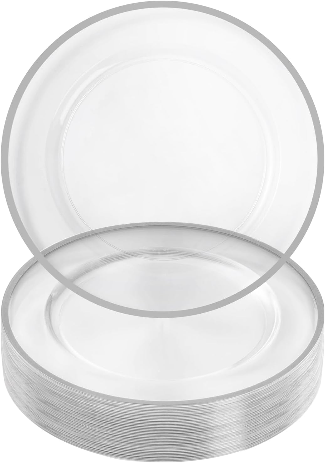 Enhance Events with 12 Silver Charger Plates