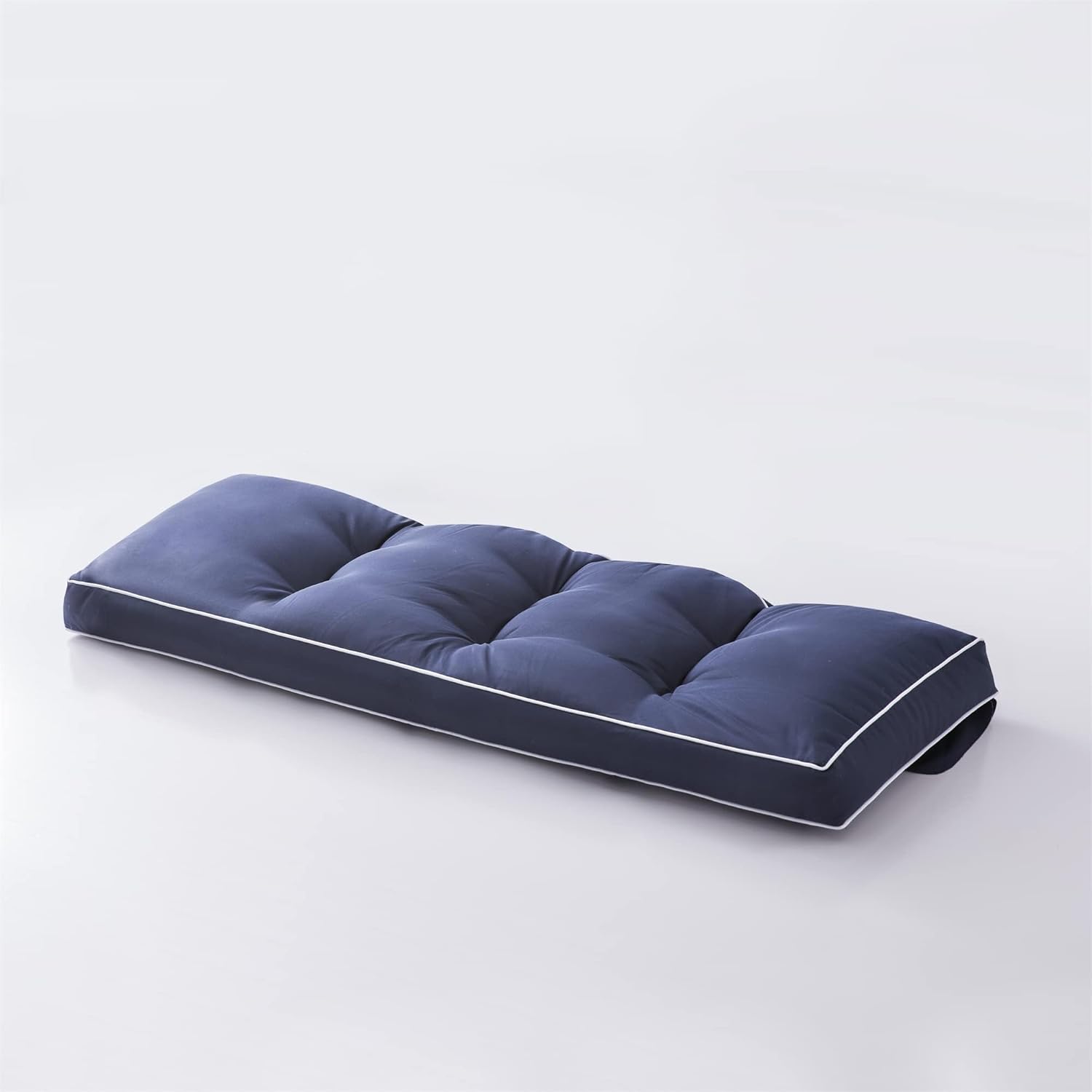 3 Seat 57 Inches Outdoor Porch Swing Cushions for Comfort
