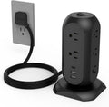 TESSAN Surge Protector Power Strip Tower with 3 USB Ports