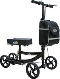 Knee Scooter 300lbs Capacity, 13 in PU Seat - All Terrain Foldable