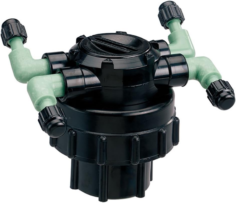 Orbit 10-Pack 4-Port Drip Irrigation Manifold for Efficient Watering