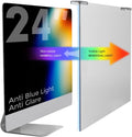 Anti Blue Light & Anti Glare Screen Protector 23-24 in - Reduces Eye