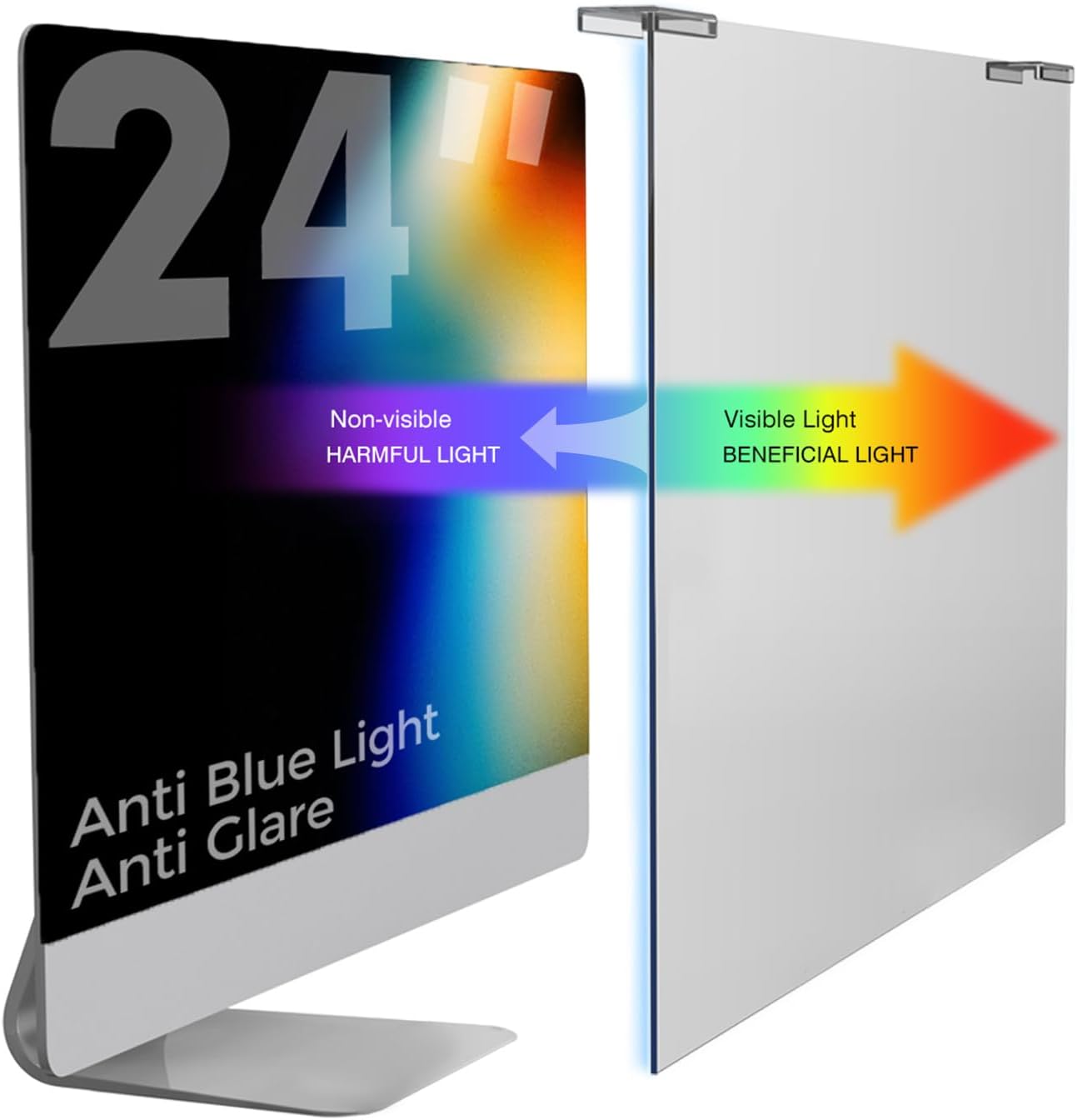 Anti Blue Light & Anti Glare Screen Protector for 23-24 Inch Monitors