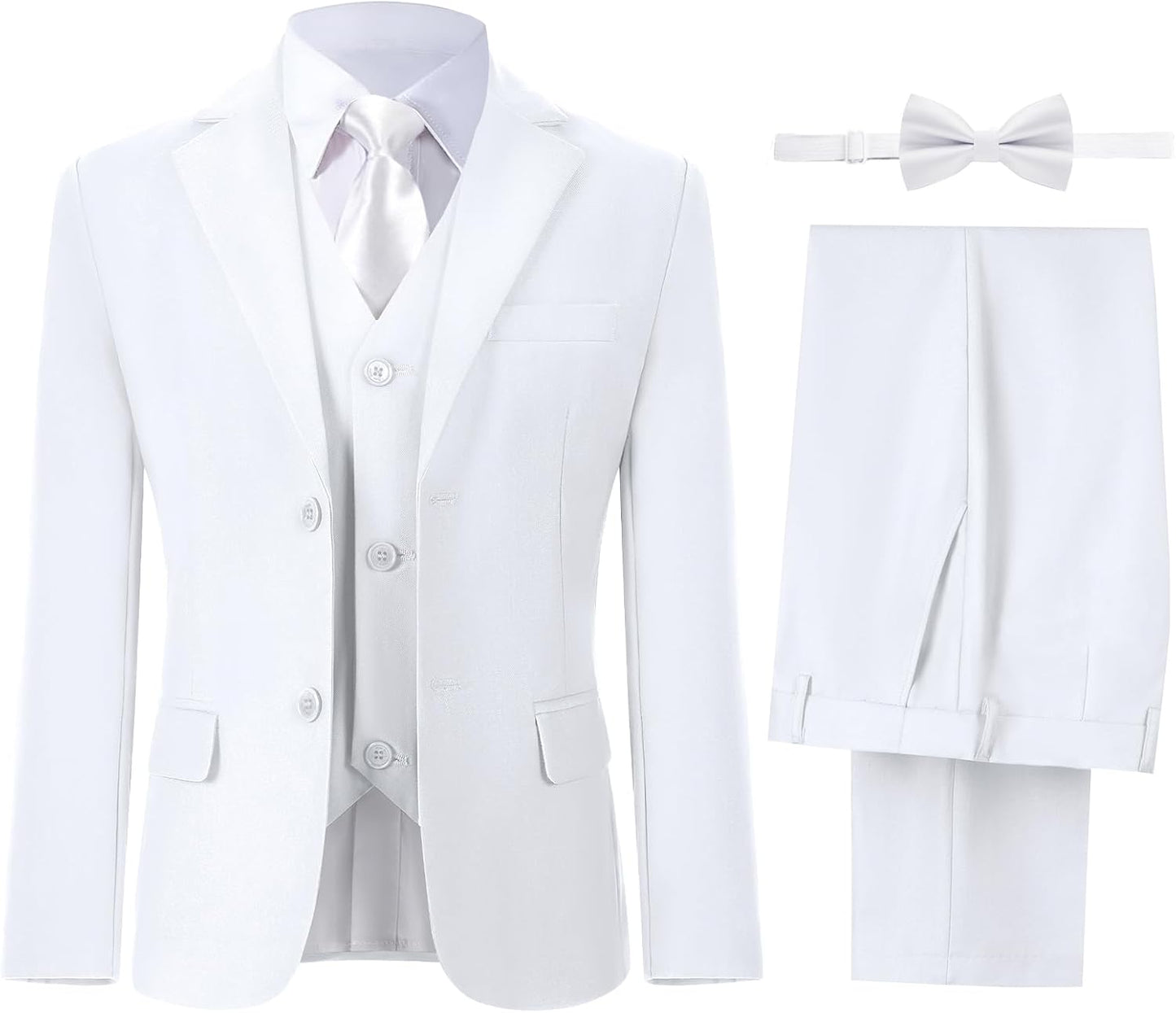 Boys' Suits Formal Tuxedo Slim Fit for Weddings and Events