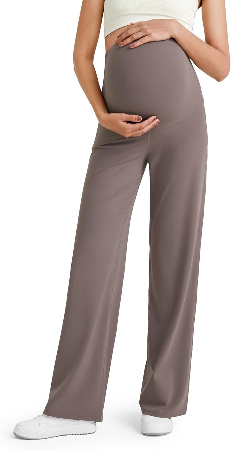G4Free BareFeel Maternity Dress Yoga Pants for Comfort & Style