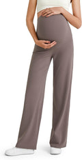 G4Free BareFeel Maternity Wide Leg Yoga Pants - Comfortable Support