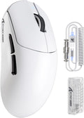 8K White ATTACK SHARK X8 PRO Wireless Gaming Mouse - Ultra-Light 55g