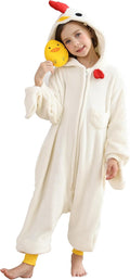 CuteOn Kids Animal Onesie Pajamas - Hooded Costume for Ages 3-12