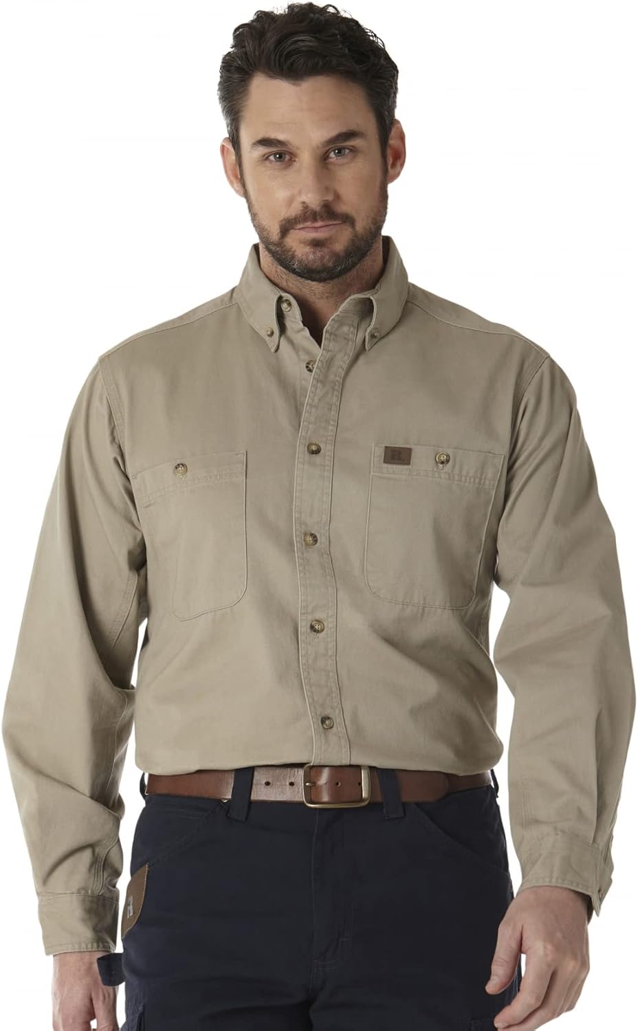 Wrangler Riggs Workwear Twill Long Sleeve Shirt for Men