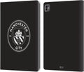 Head Case Designs Man City Black White Mono Badge Leather iPad Pro 13