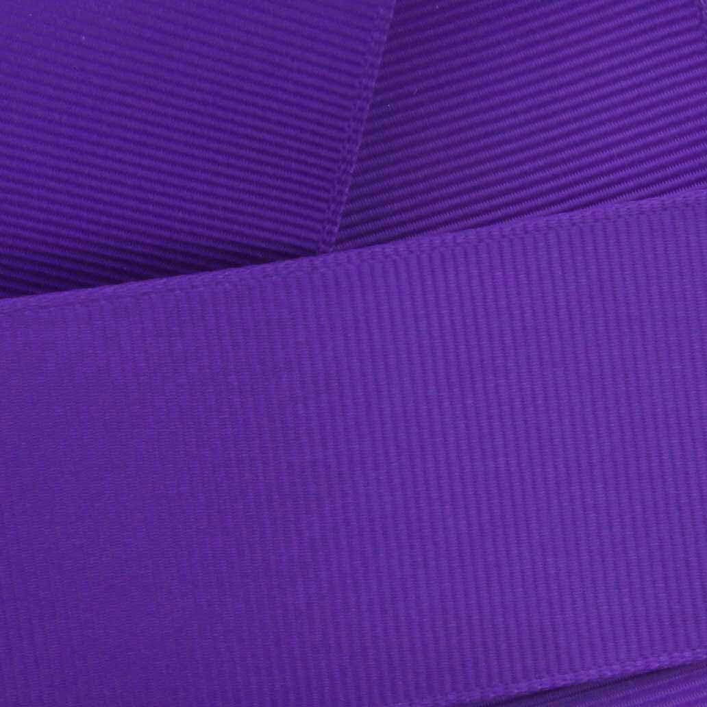 3 Regal Purple Grosgrain Ribbon Solid 100 Yard Reel for Crafts