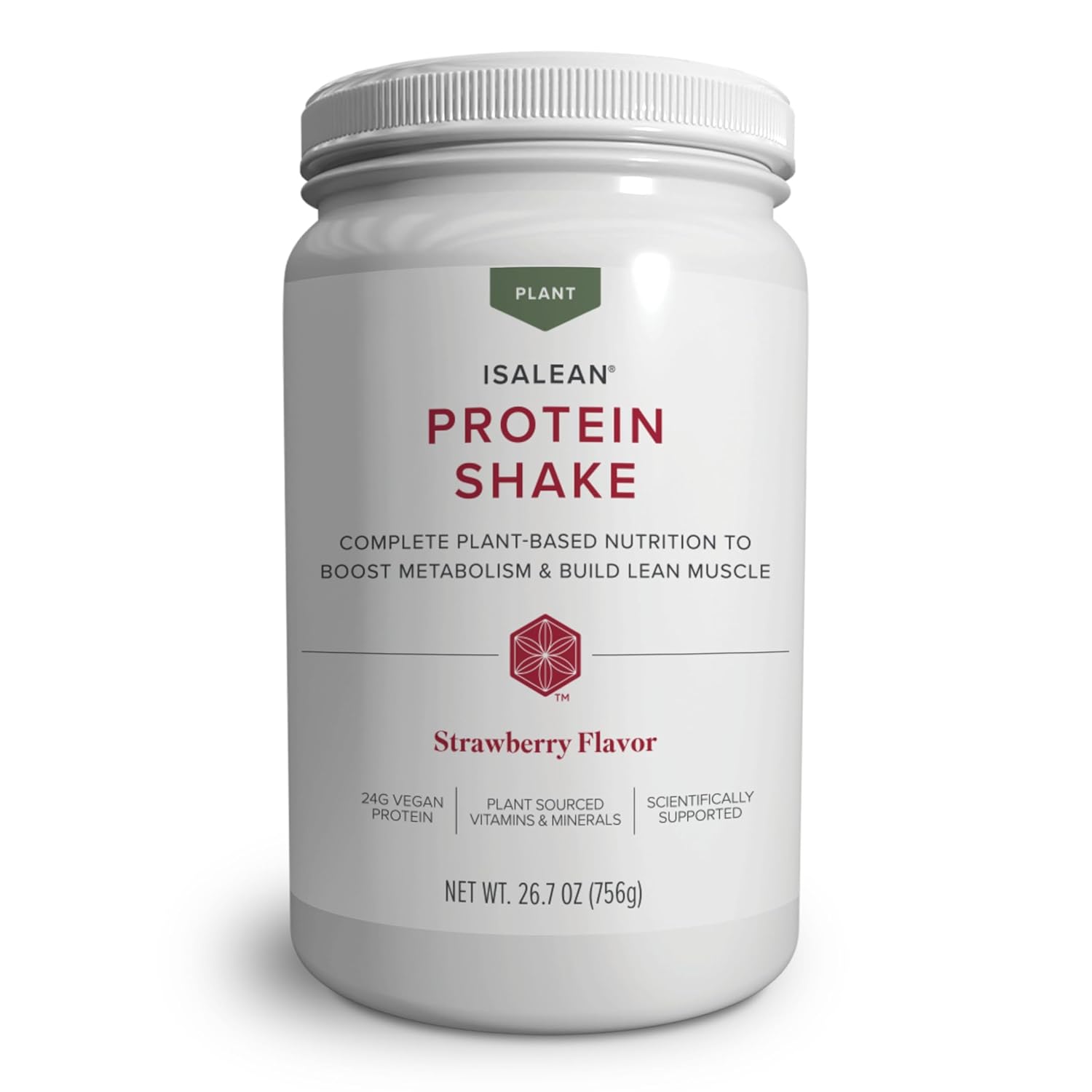 Isagenix Plant-Based IsaLean Protein Shake for Muscle Growth