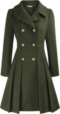 GRACE KARIN Women's Trench Coat Notch Lapel Double Breasted - Timeless