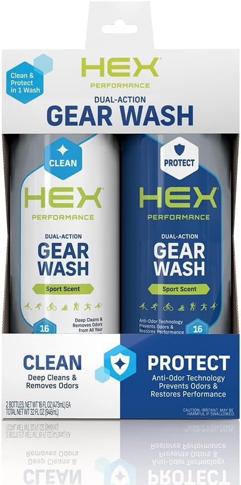 Odor-Free Gear with HEX Sport Wash