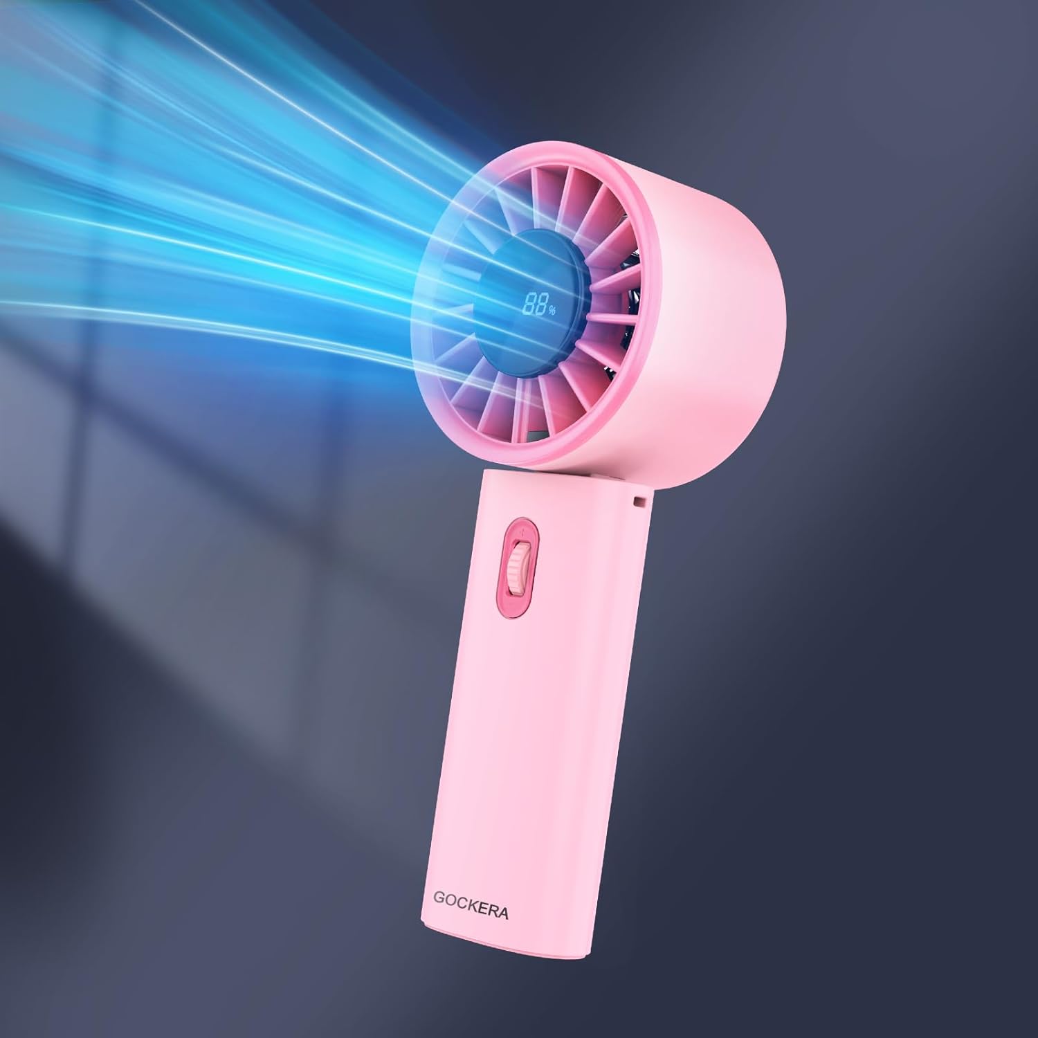 GOCKERA Portable Fan: 100-Speed Personal Fan with Memory Function - Stay Cool Anywhere!