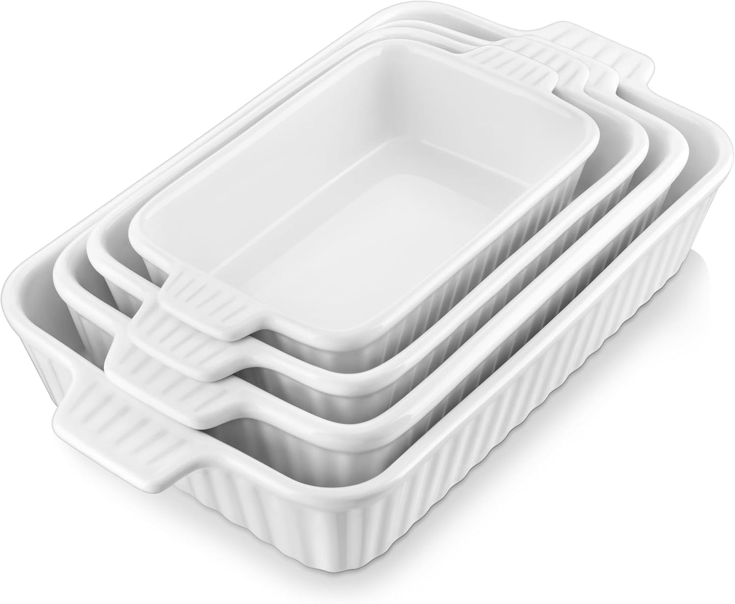MALACASA Casserole Dishes for Oven - Versatile Bakeware Set