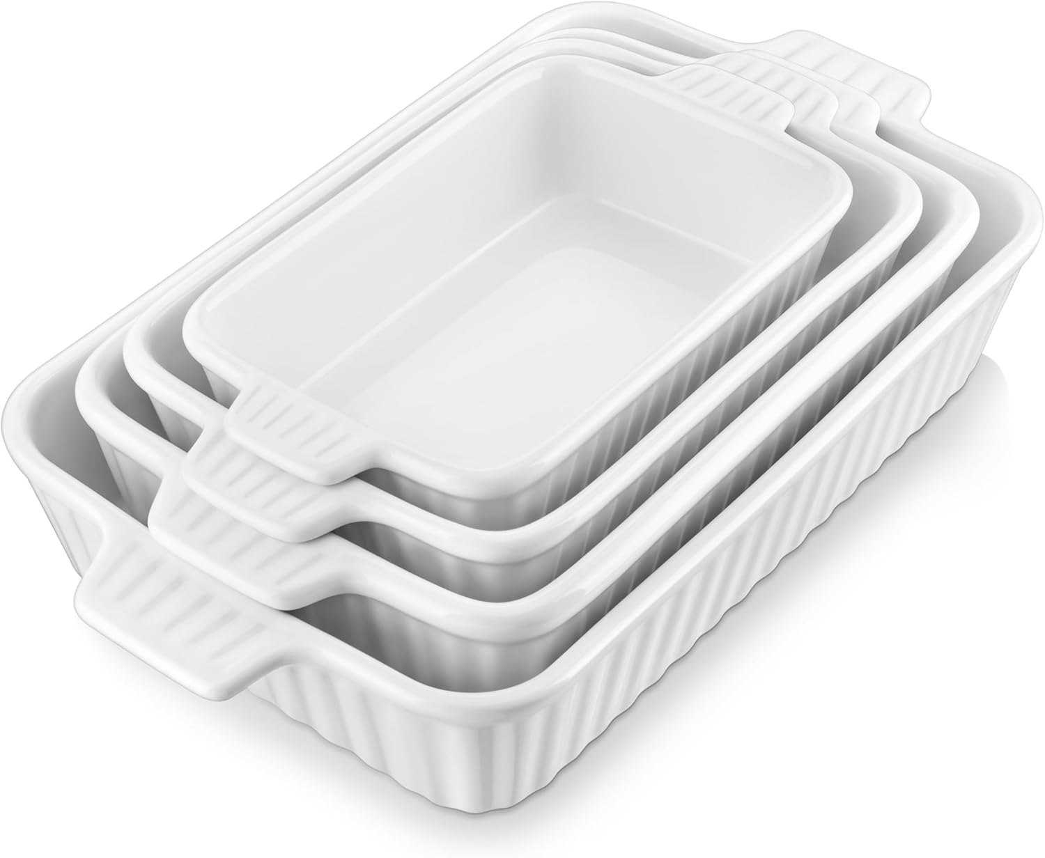 MALACASA Casserole Dishes for Oven - Versatile Bakeware Set