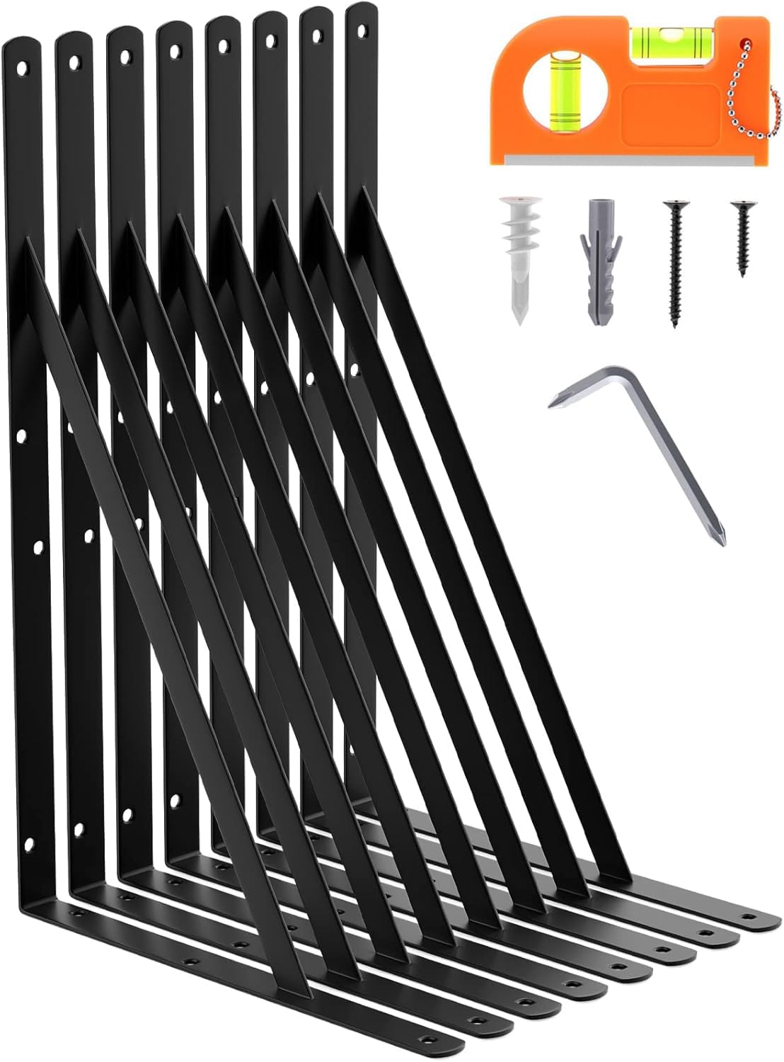 14 Inch Heavy Duty Shelf Brackets for Garage Storage Solutions