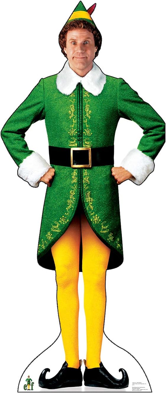 Elf Life Size Cardboard Cutout Standup for Memorable Moments