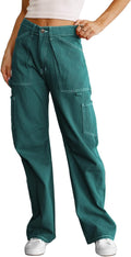 Dokotoo Women Cargo Pants with 6 Pockets for Casual Style