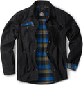 CQR Men's Flannel Shirt Jacket Long Sleeve - Warm Outdoor (Style 8V9M)