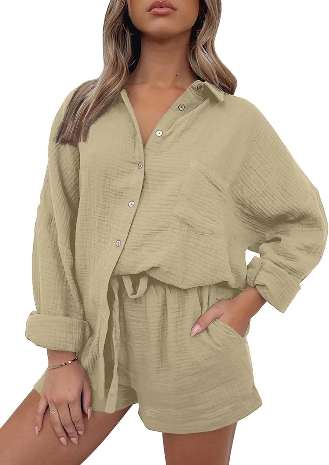 Oversized 2 Piece Lounge Wear Set for Women by AUTOMET