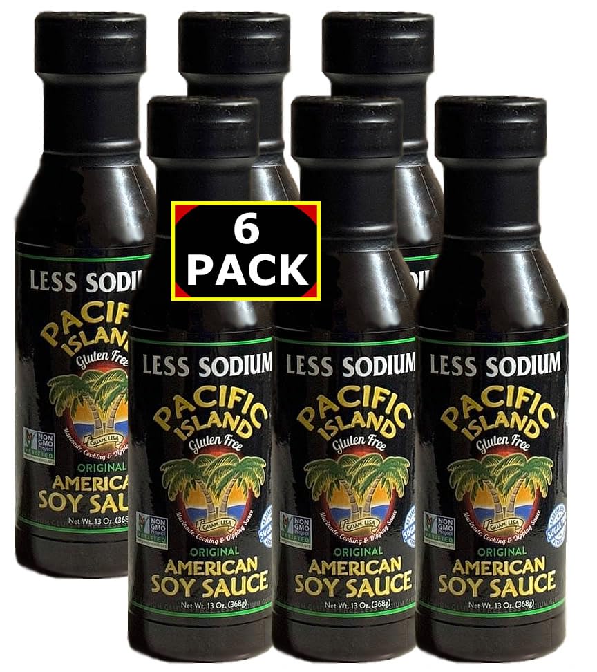 Pacific Island Naturally Fermented Soy Sauce - Low-Sodium Flavor
