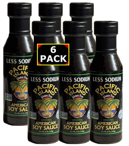 Pacific Island Naturally Fermented Soy Sauce - Low-Sodium Flavor