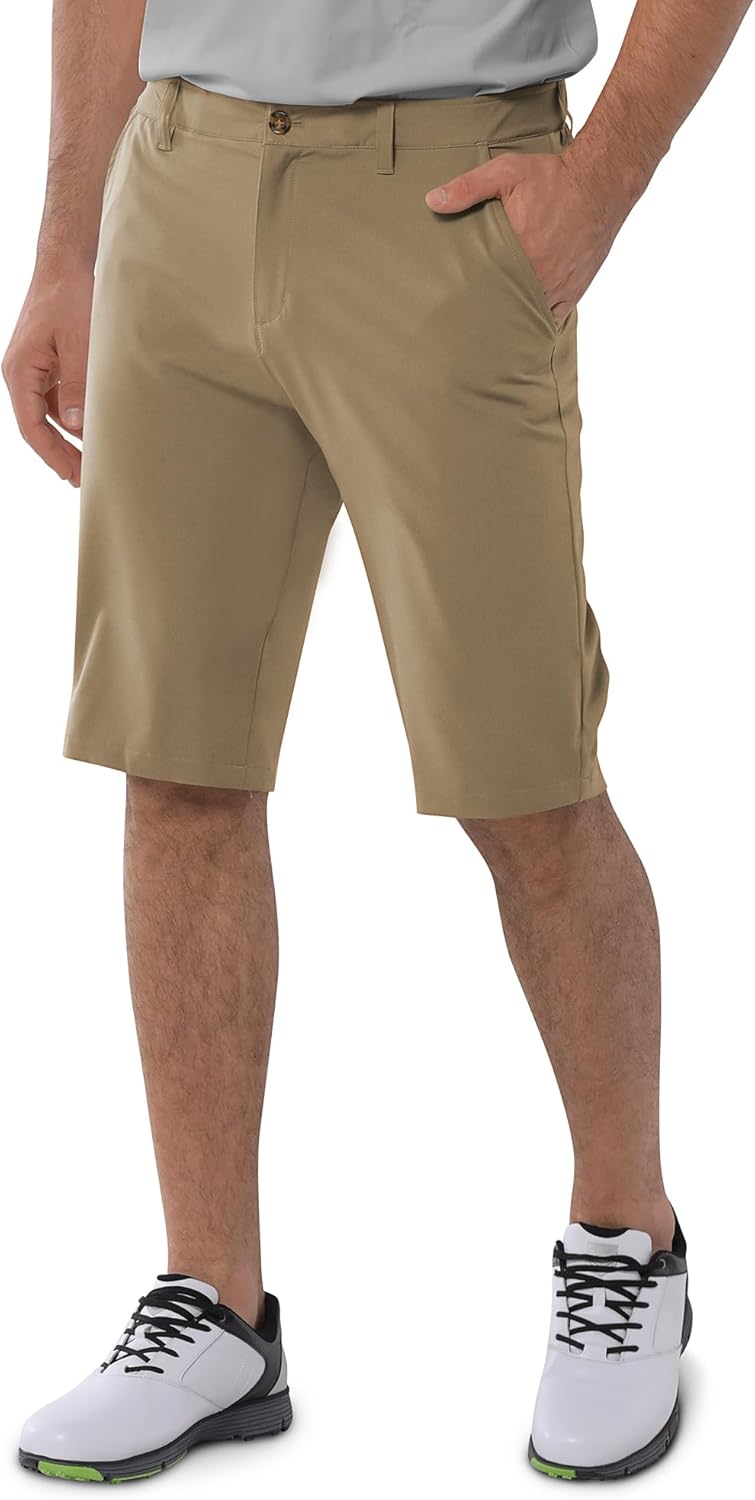33,000ft Men's Golf Shorts Dry Fit Lightweight Quick Dry 11in Inseam