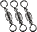 Barrel Swivels Stainless Rolling Swivels - Strong Black Nickel Pack