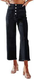 Sidefeel Women's Wide Leg Jeans High Waisted - Flattering Loose Fit
