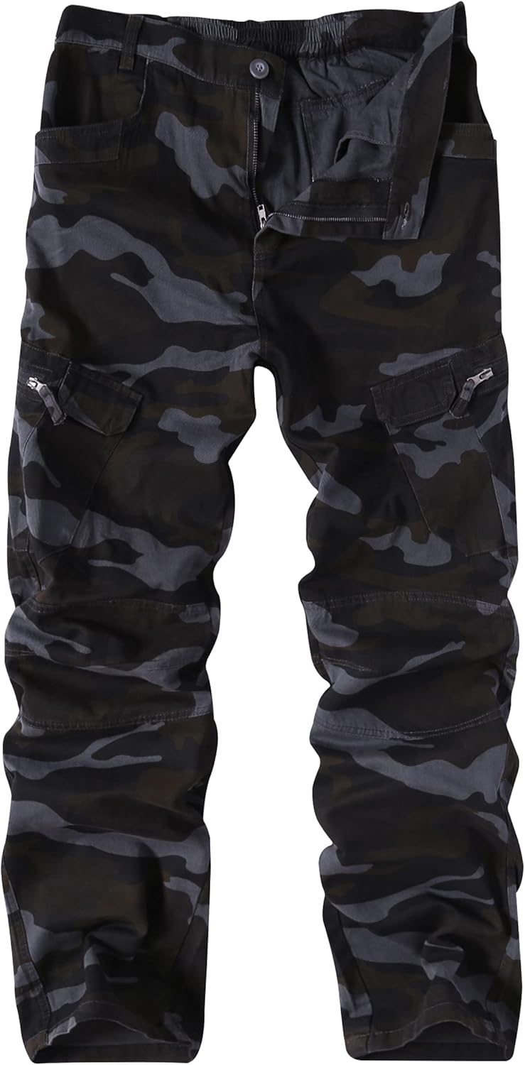 APTRO Men's Camo Cargo Pants for Tactical and Casual Wear