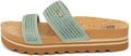 Reef Women's Cushion Vista Hi Platform Fashion Sandal - Soft Double