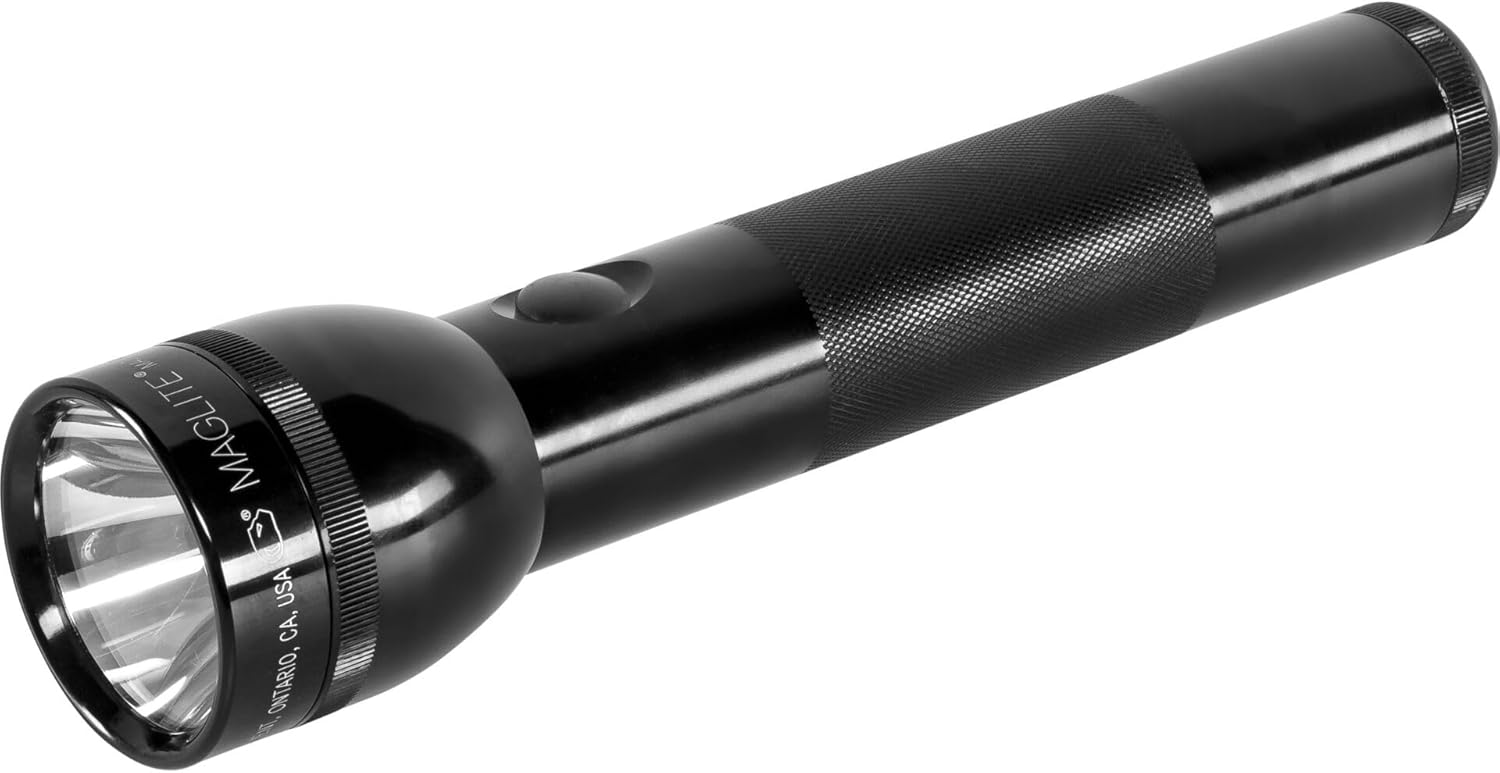 Maglite Heavy-Duty 2-Cell D Flashlight for Outdoor Adventures