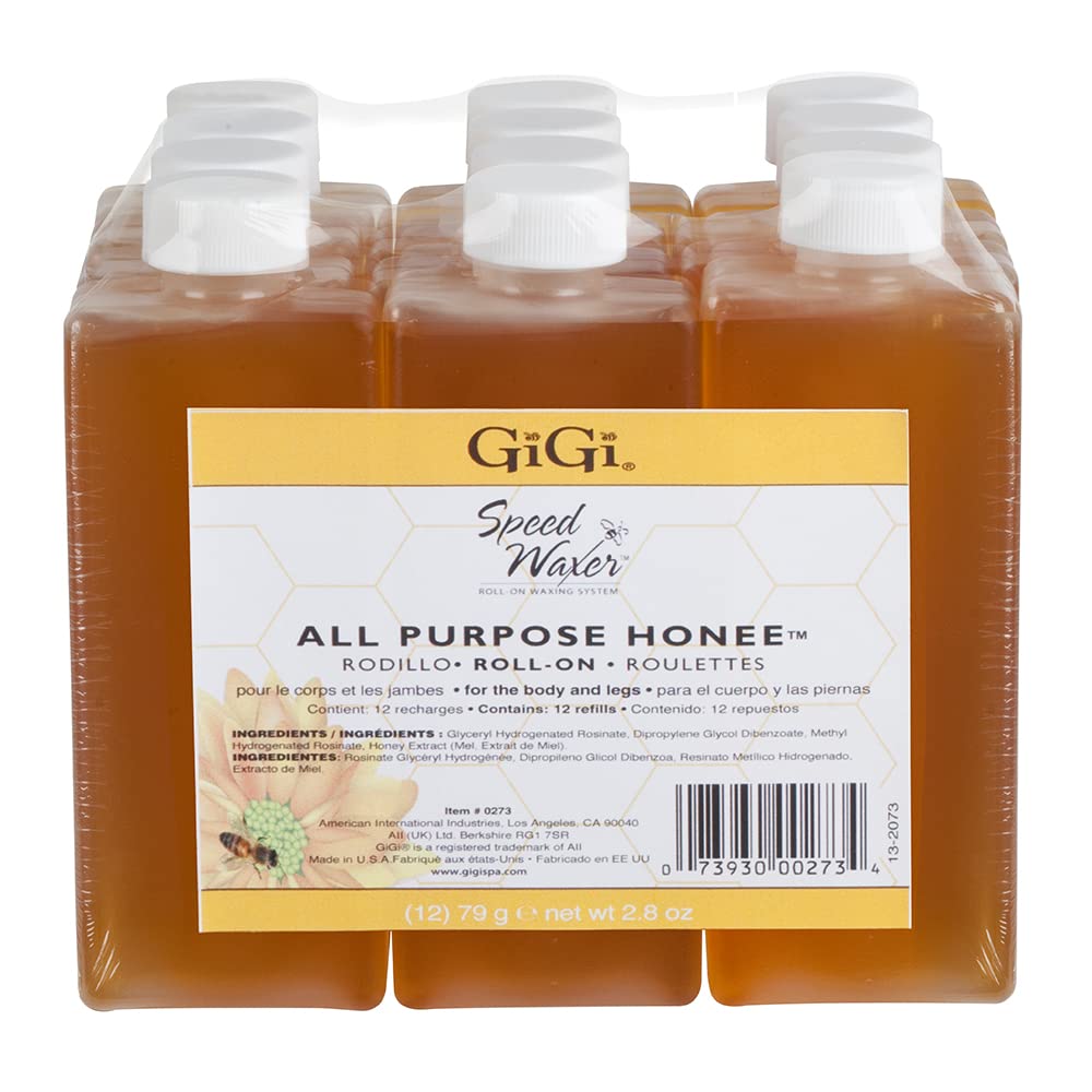 GiGi All Purpose Honee Roll-On Wax for Easy Hair Removal