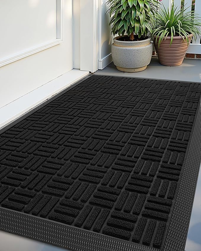 Color&Geometry Heavy Duty Non Slip Front Door Mat for Entryway