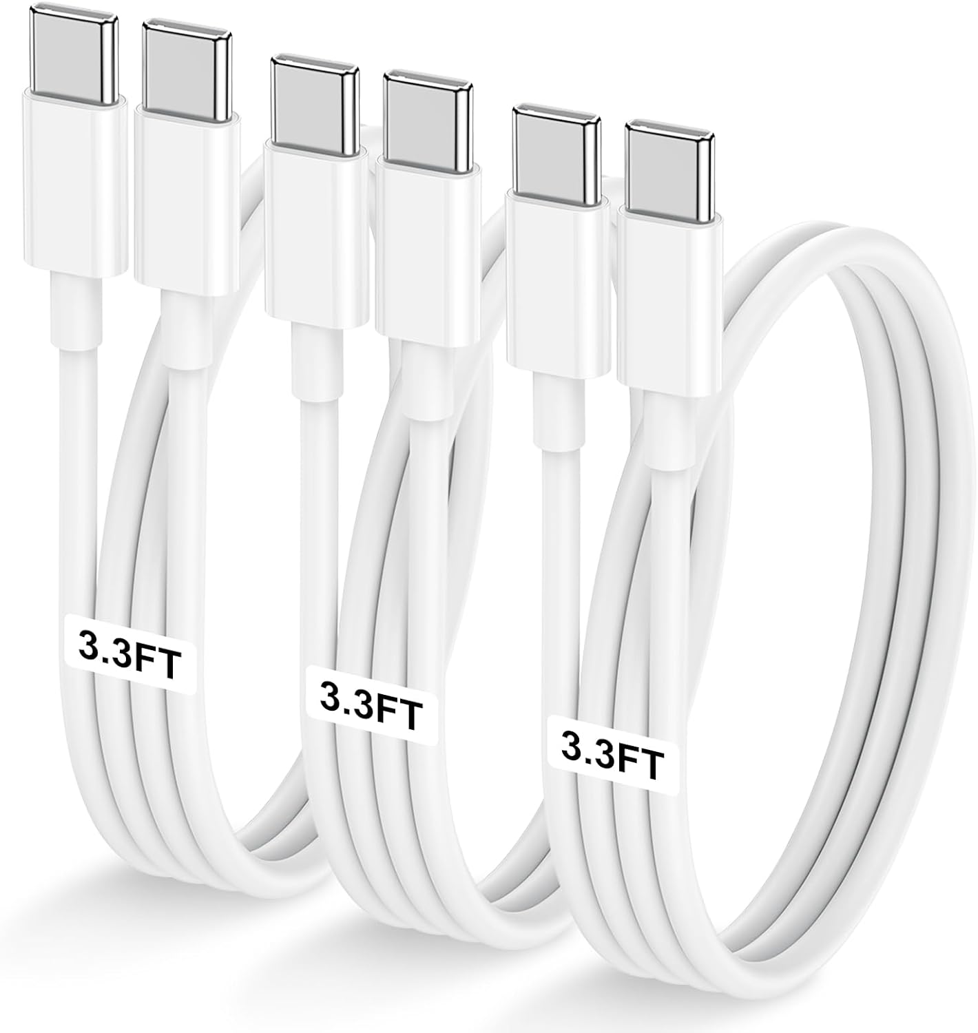3-Pack Fast Charging USB C Cables by LOFPYE