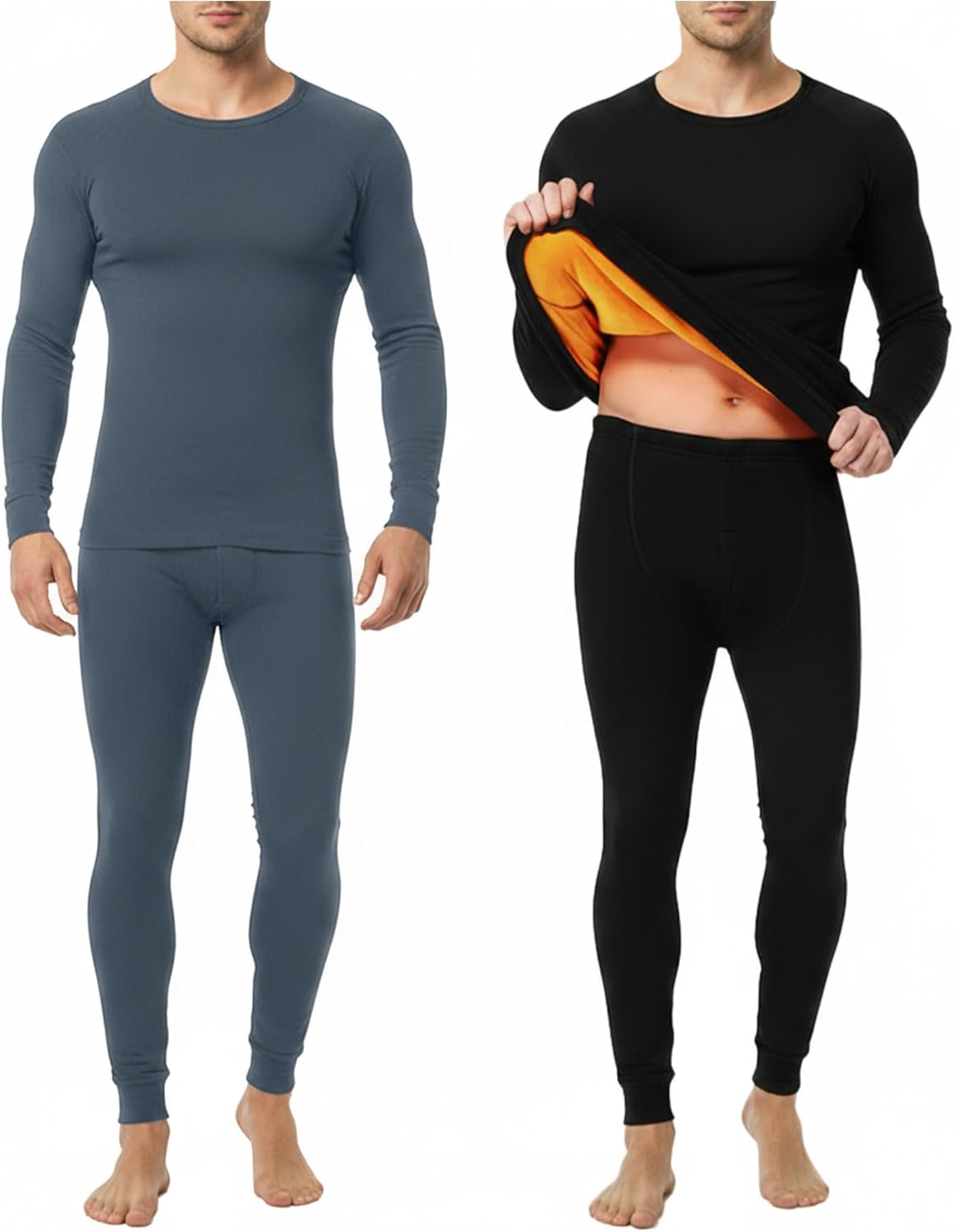Men's Thermal Underwear Set for Cold Weather Comfort and Warmth
