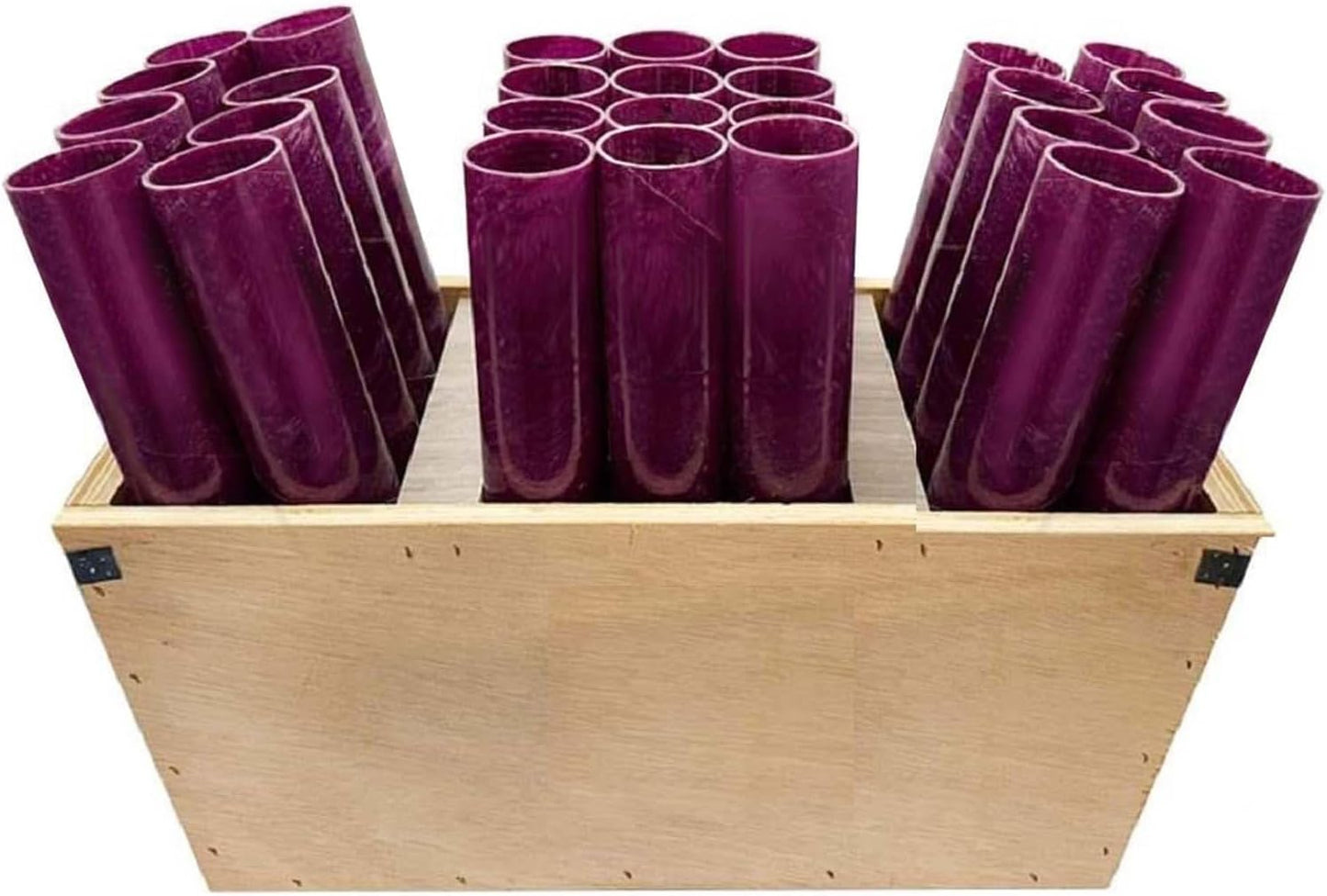 OCFireworks 28 Tube Fan Rack with Heat Resistant Mortar Tubes