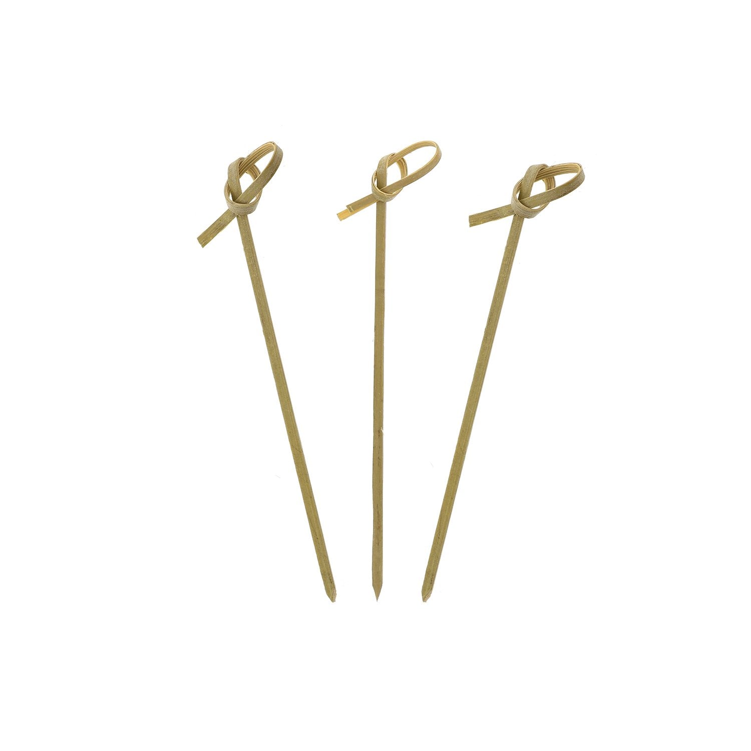 1000 Green Bamboo Cocktail Picks, 4 Inches - Royal Quality