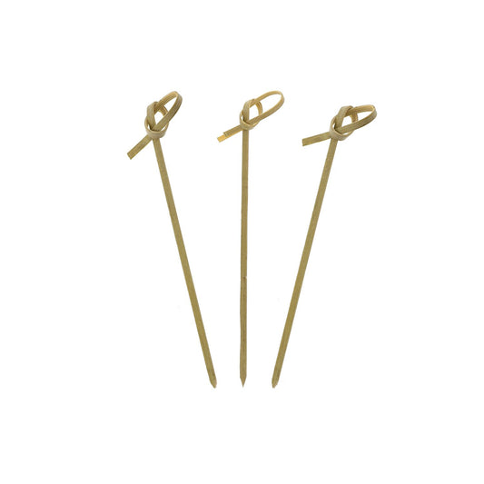 1000 Green Bamboo Cocktail Picks, 4 Inches - Royal Quality