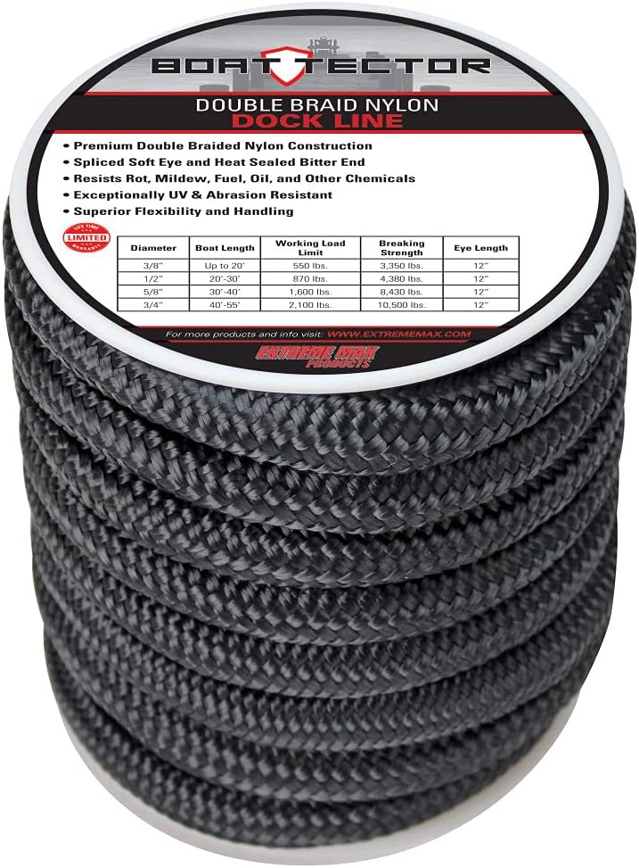 Extreme Max 3006.2309 BoatTector Double Braid Dock Line Review