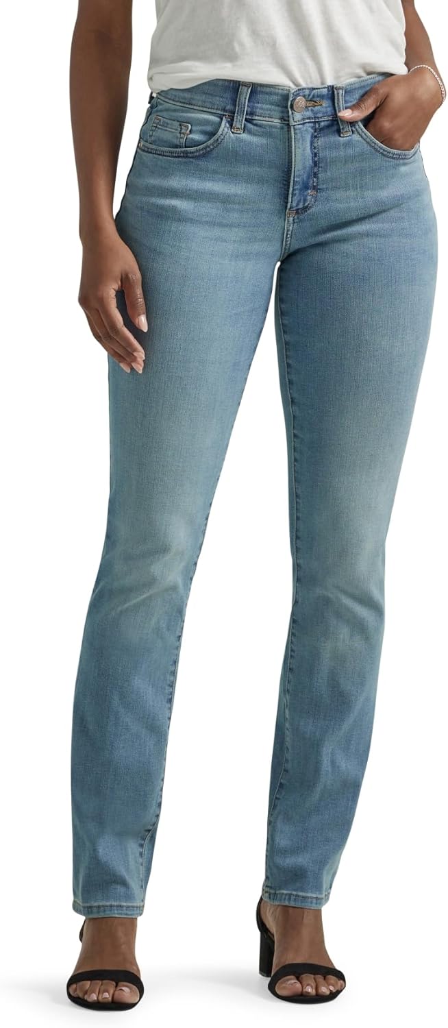 Lee Women's Ultra Lux Comfort Flex Motion Straight Leg Jean Review