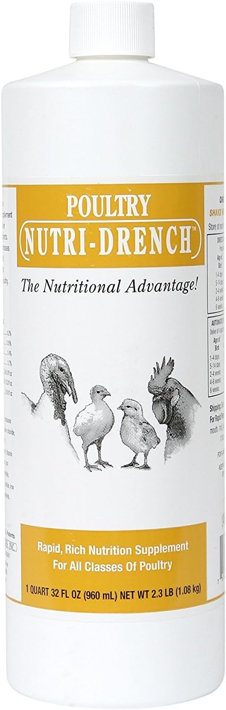 Poultry Nutri-Drench QT - Essential Nutrient Solution for Birds