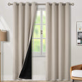 100% Blackout Curtains 84 in Length 2 Panels - Full Light Blocking