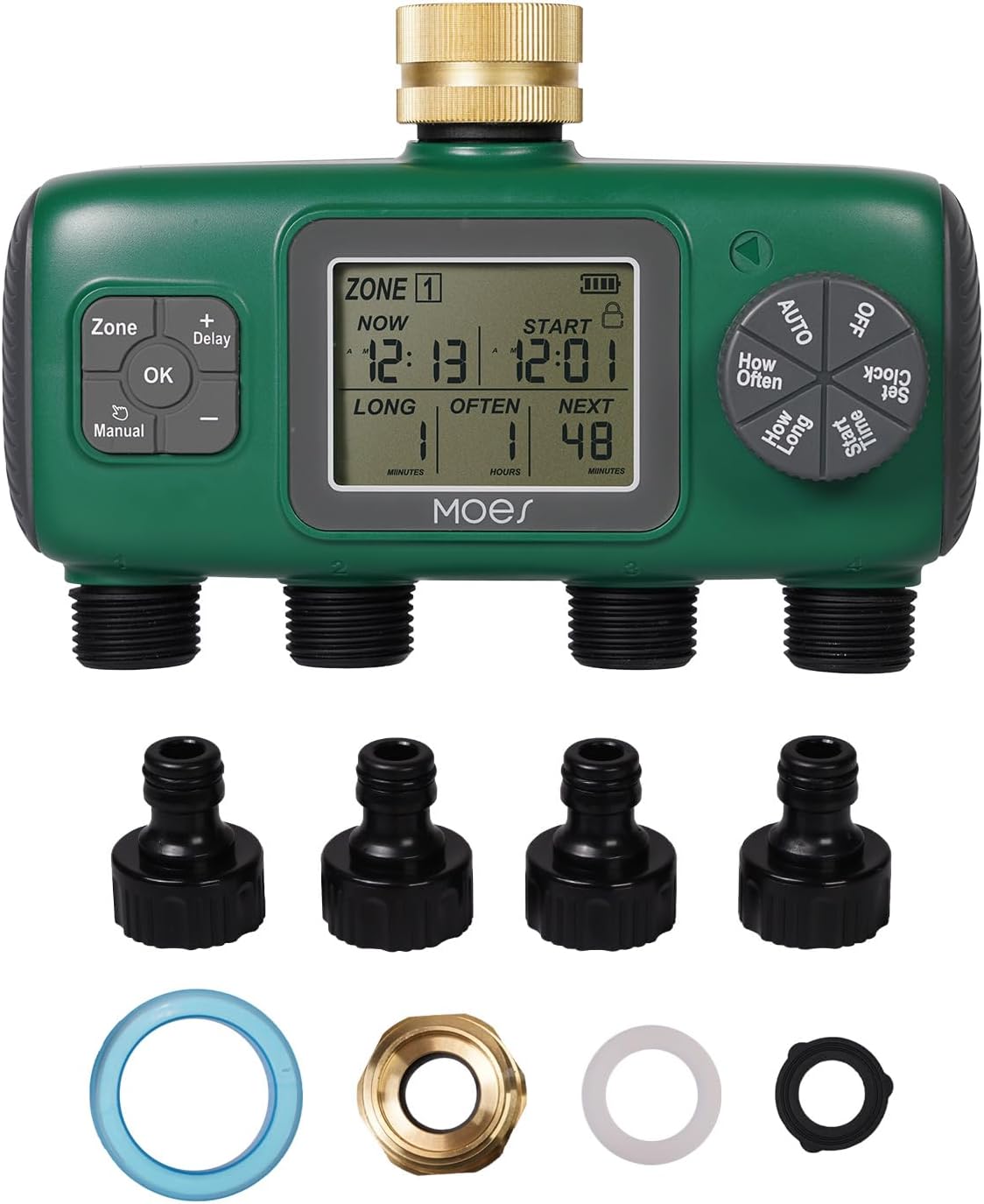 MOES 4 Outlet Sprinkler Timer for Efficient Garden Irrigation